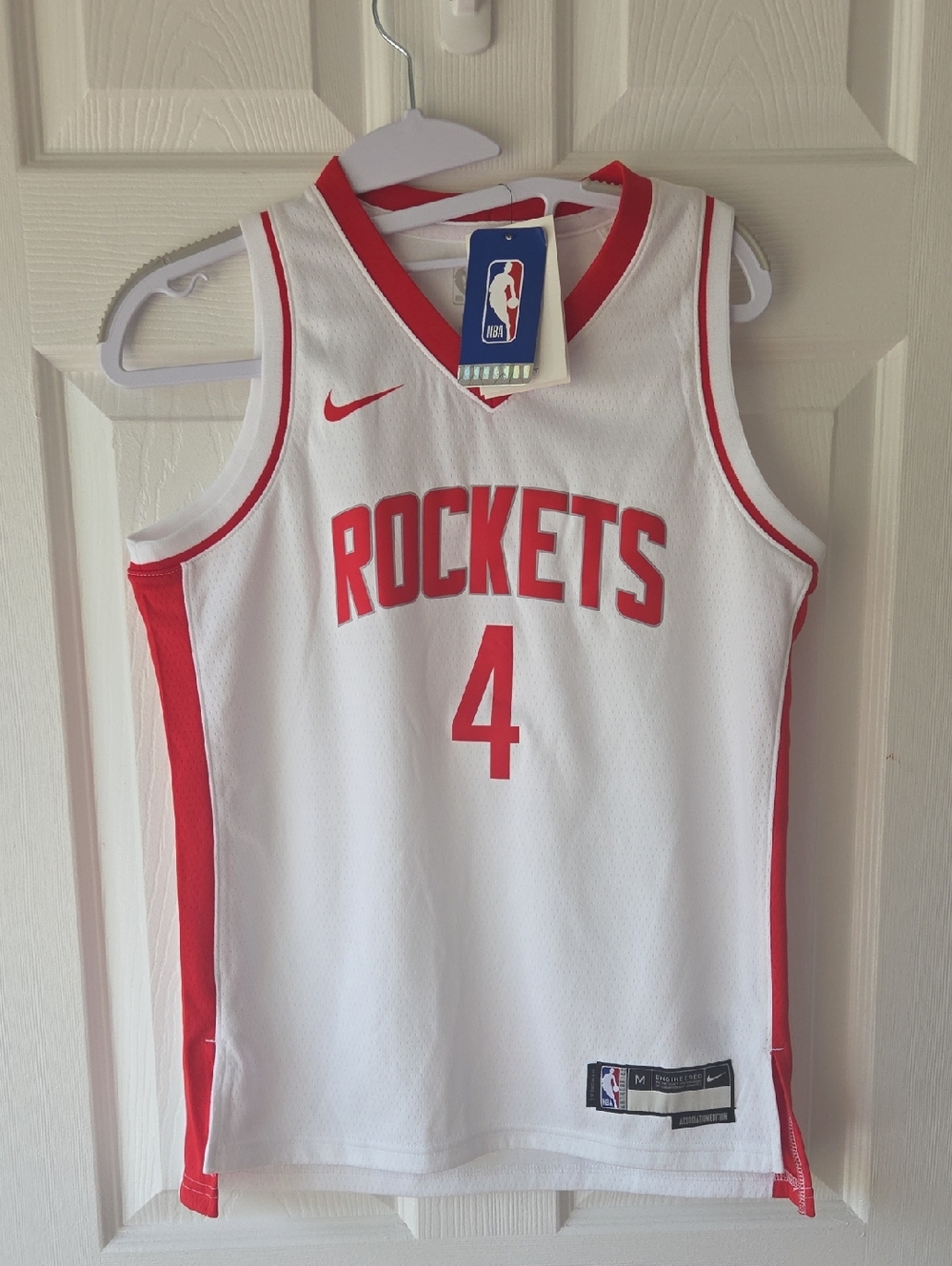 NWT Youth Nike Jalen Green Houston Rockets Association Jersey White M 10/12